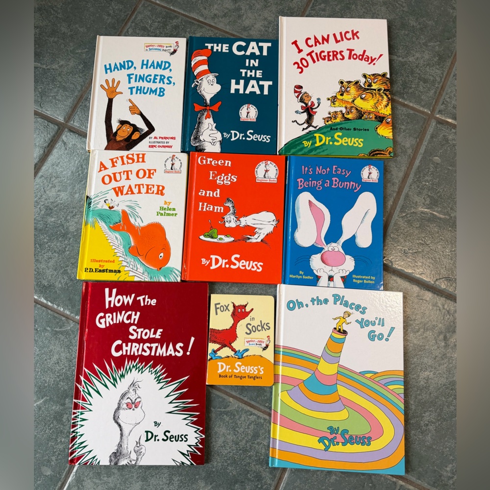 Dr. Seuss and other hardcover Beginner Books Lot